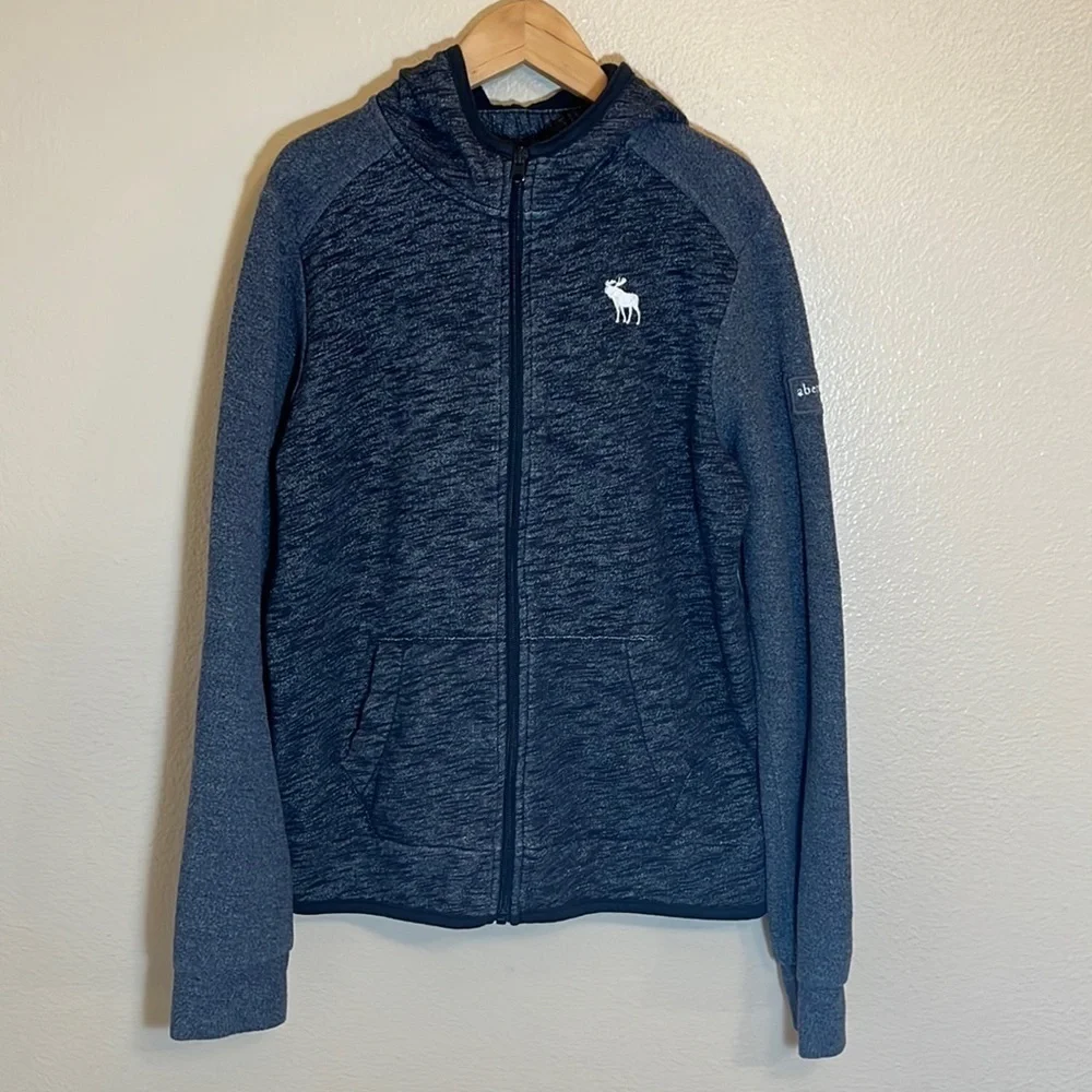 ABERCROMBIE Kids Blue Zipper Sweatshirt